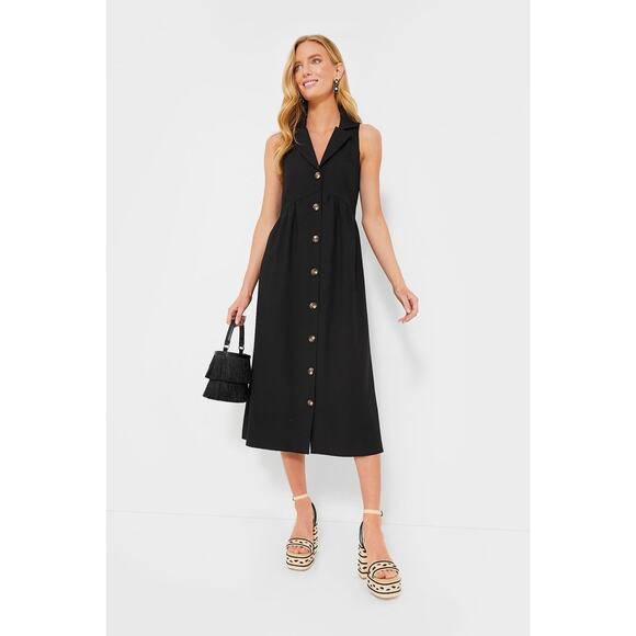 POMANDER PLACE Black Jules Dress Size XL NWT Retail $148 Tuckernuck - Picture 4 of 7